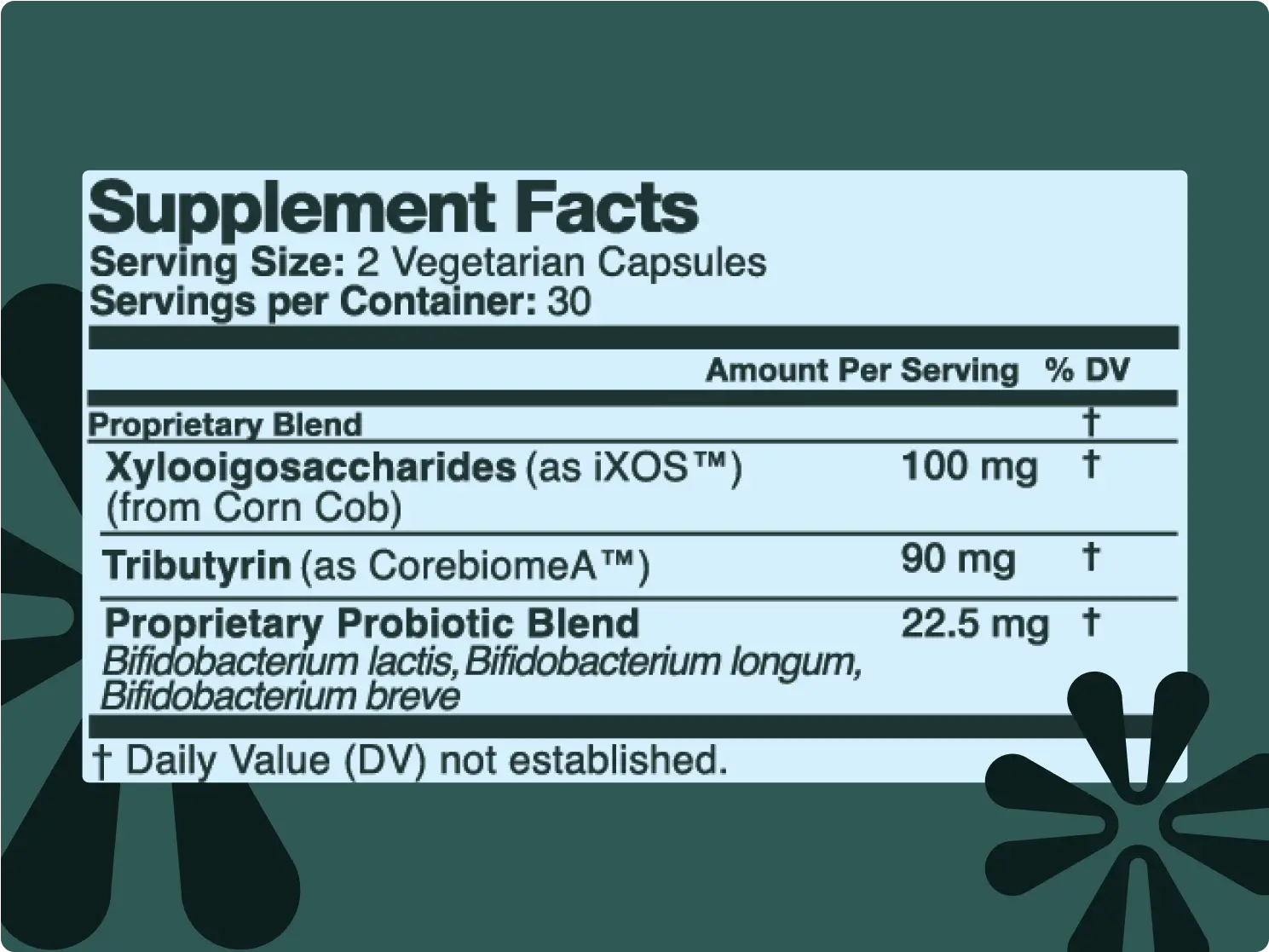 bioma probiotics lable